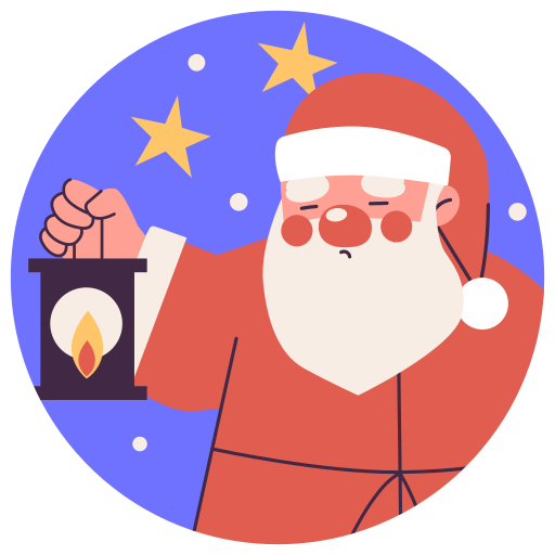 papá noel gratis sticker