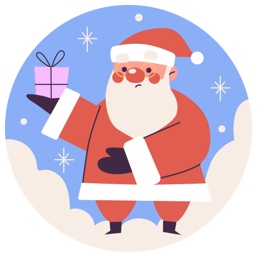 papá noel gratis sticker