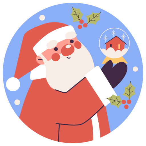 papá noel gratis sticker