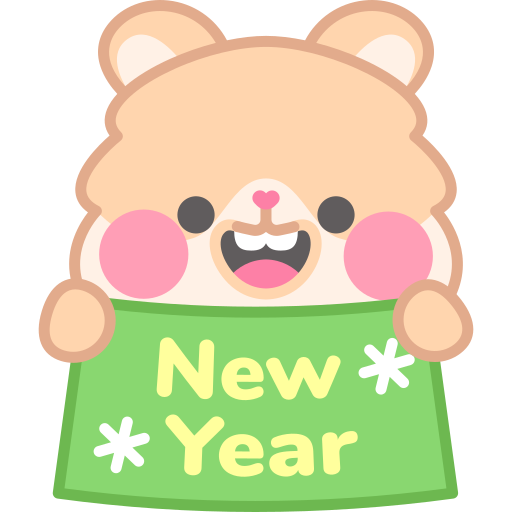 año nuevo gratis sticker