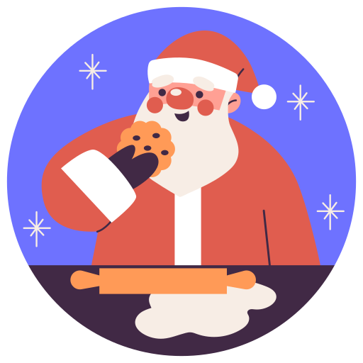 Santa claus free sticker Santa claus free sticker