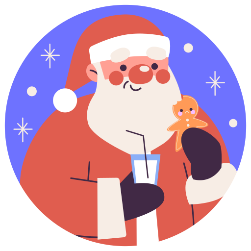 papá noel gratis sticker