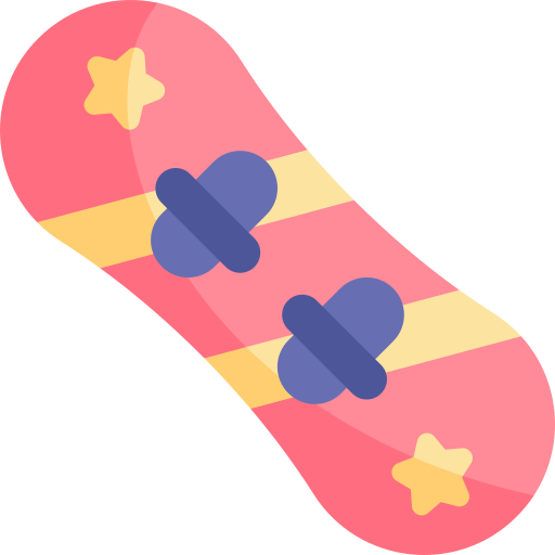 Snowboarding free icon