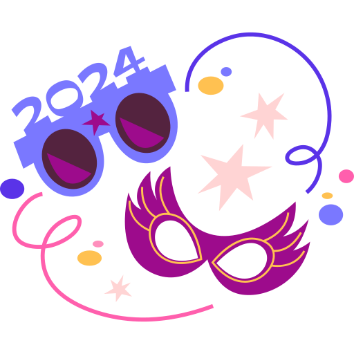 Stickers 2024 nouvel an à acheter en ligne