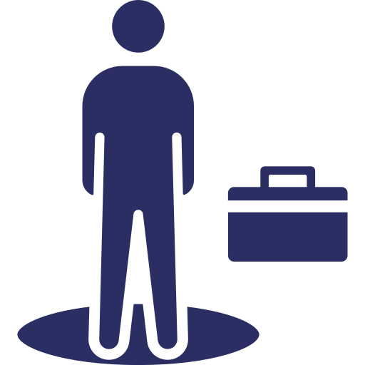 maletín icono gratis