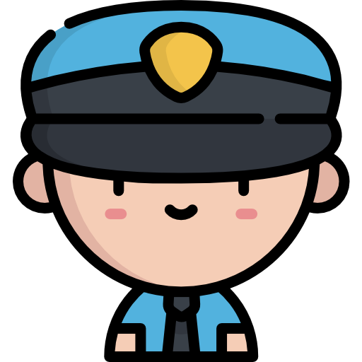 policía icono gratis