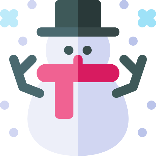 monigote de nieve icono gratis