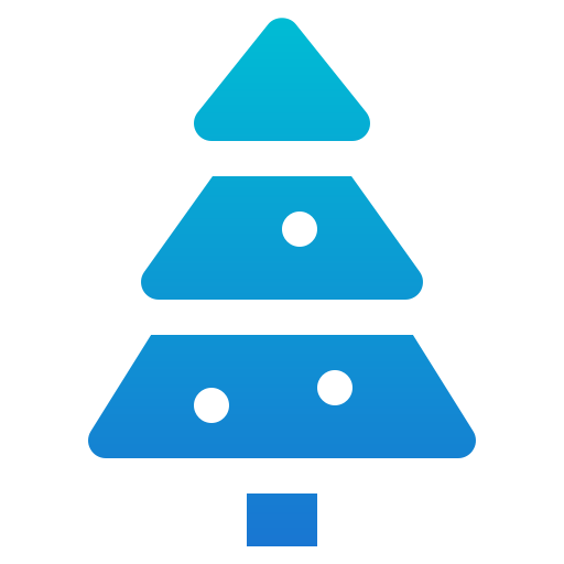 árbol de navidad icono gratis