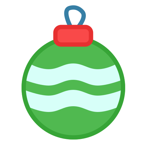 bola de decoracion icono gratis