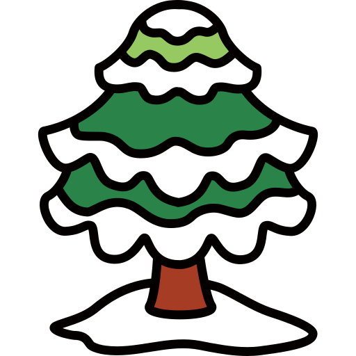 árbol de navidad icono gratis