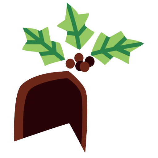 pastel de navidad icono gratis