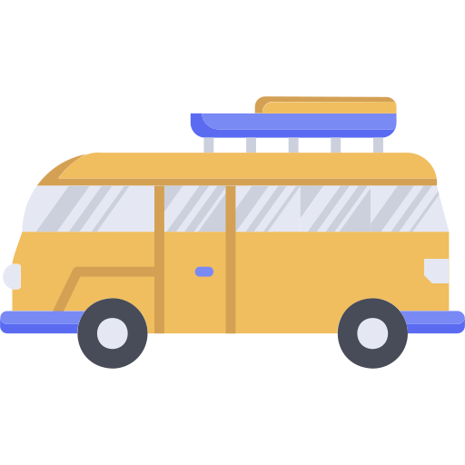 furgoneta camper icono gratis