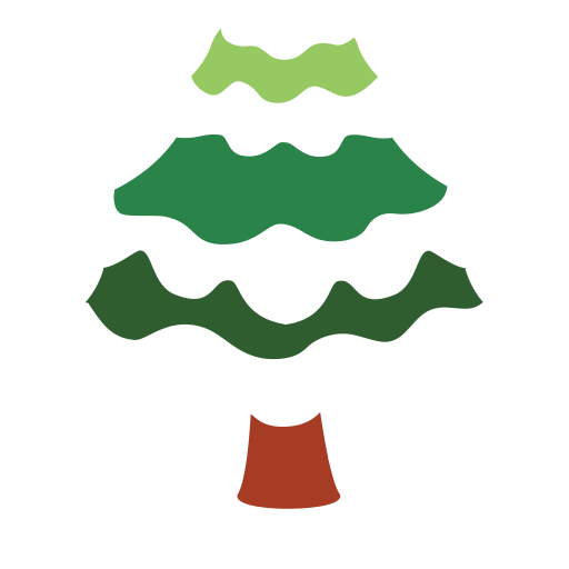 árbol de navidad icono gratis