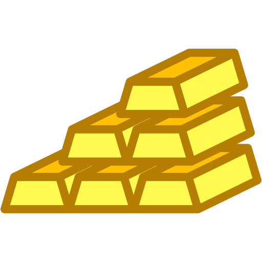 Gold Bars Generic color lineal-color icon