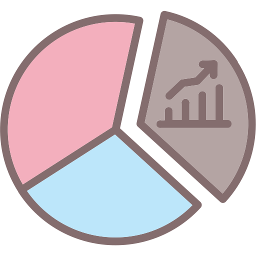 gráfico circular icono gratis