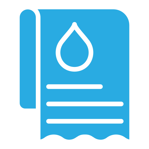 factura de agua icono gratis