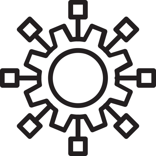 rueda dentada icono gratis