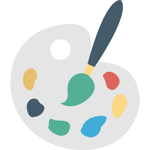Paint pallet free icon