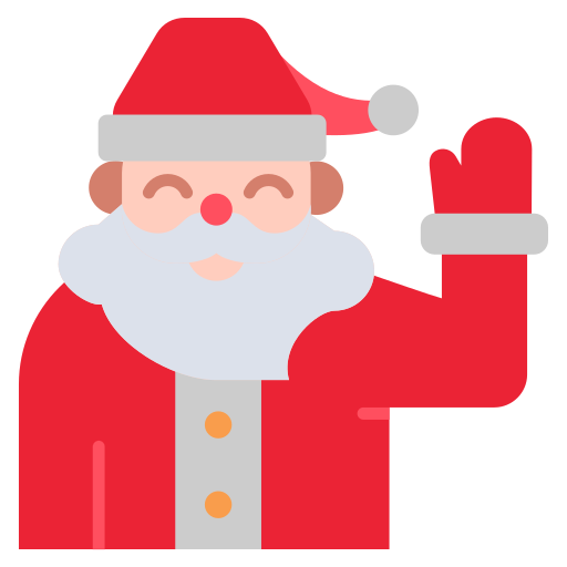 papá noel icono gratis