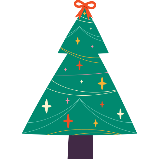 árbol de navidad icono gratis