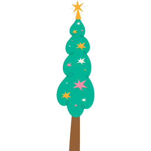 árbol de navidad icono gratis