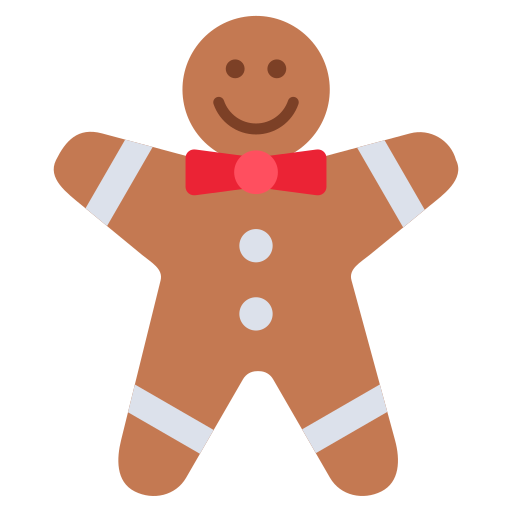 Gingerbread man free icon Gingerbread man free icon