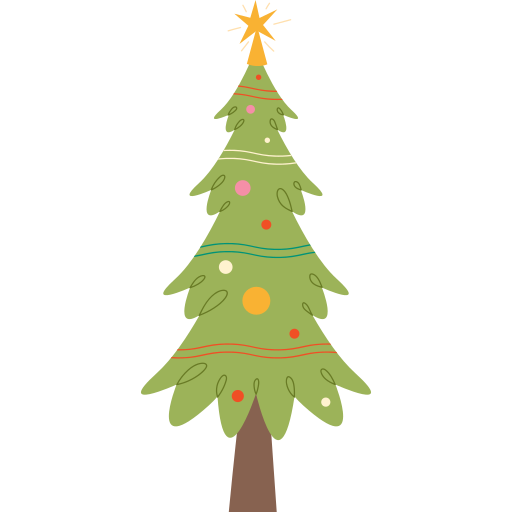 árbol de navidad icono gratis