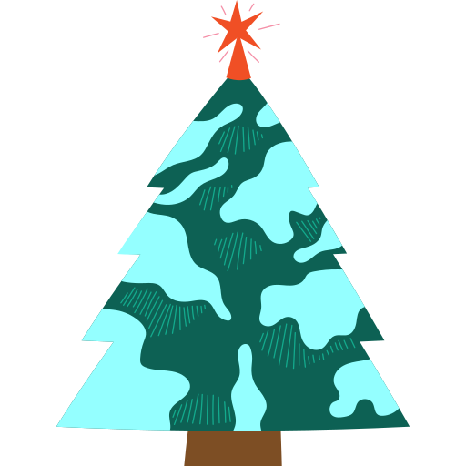 árbol de navidad icono gratis