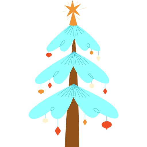 árbol de navidad icono gratis