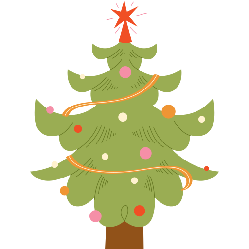 árbol de navidad icono gratis