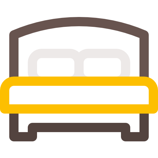 Bed free icon Bed free icon