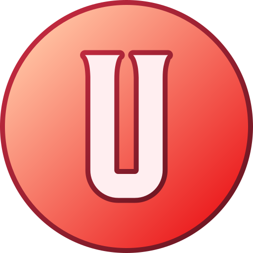 letra u icono gratis