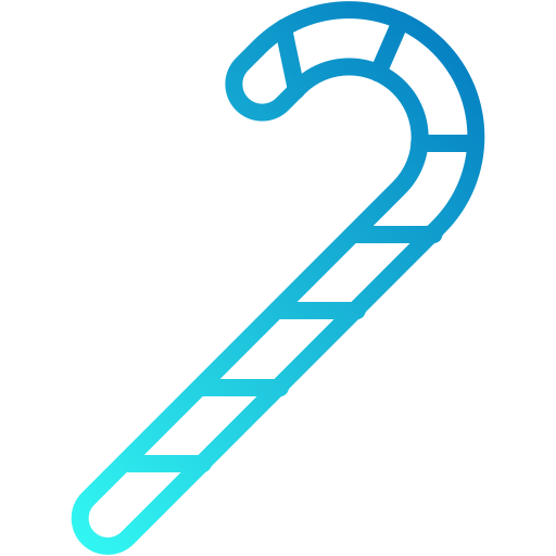 bastón de caramelo icono gratis