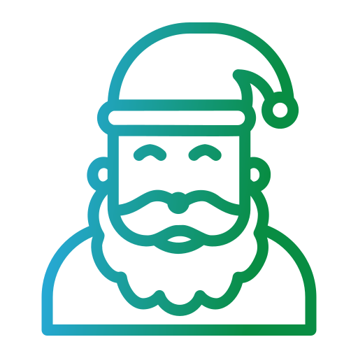 papá noel icono gratis