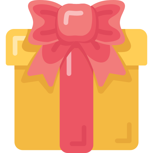 caja de regalo icono gratis