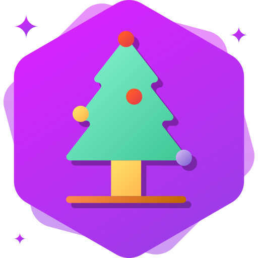 árbol de navidad icono gratis