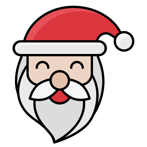 papá noel icono gratis