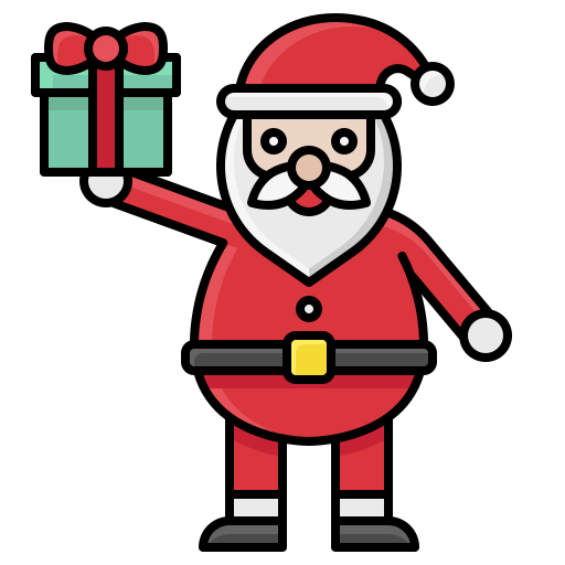 papá noel icono gratis