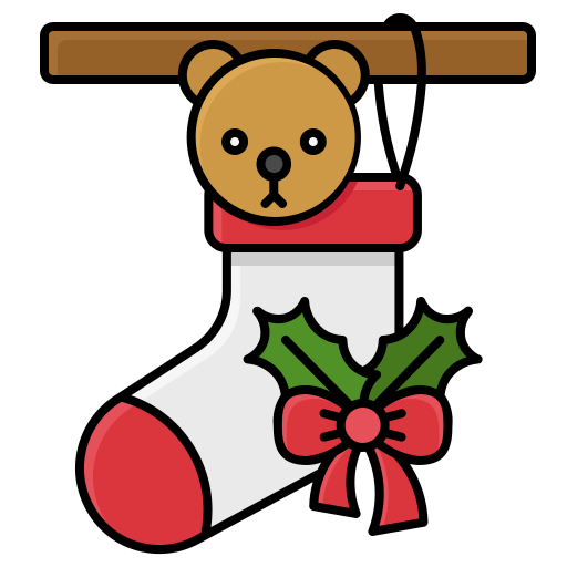 chaussettes de noël Icône gratuit chaussettes de noël Icône gratuit
