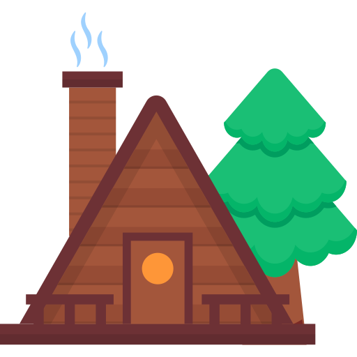 Cabin Generic color fill icon