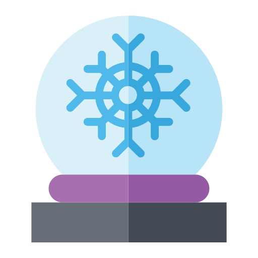 bola de nieve icono gratis