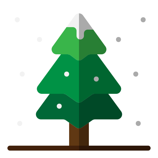 árbol de navidad icono gratis