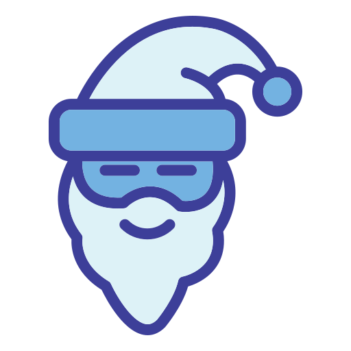 papá noel icono gratis