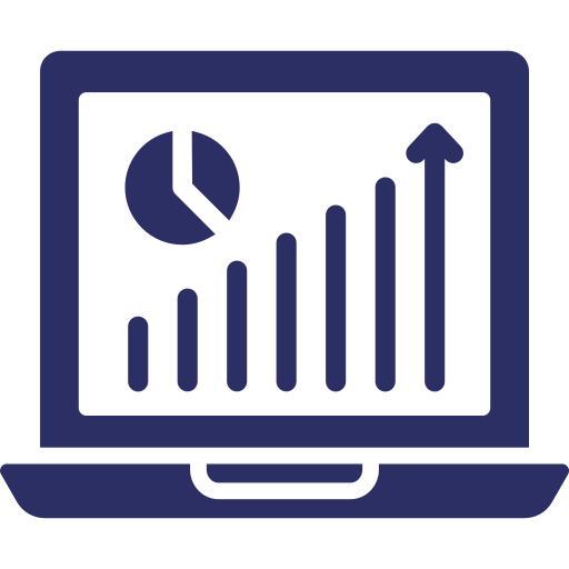 tabla de crecimiento icono gratis