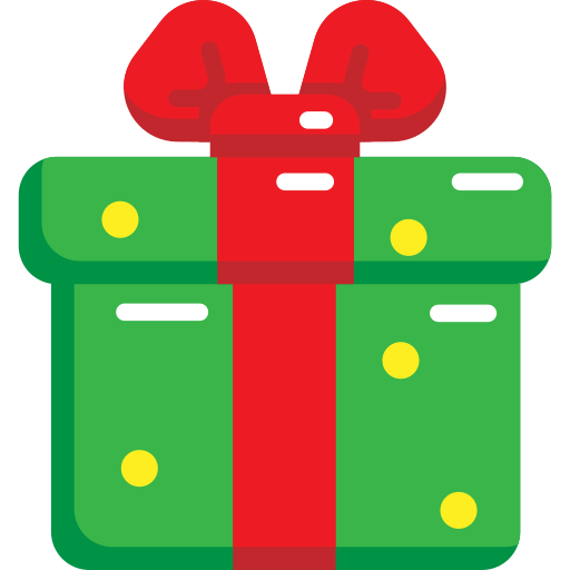 caja de regalo icono gratis