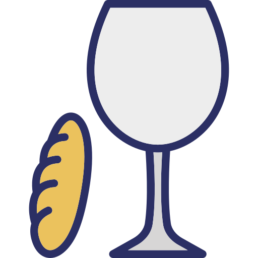 Glass and egg free icon
