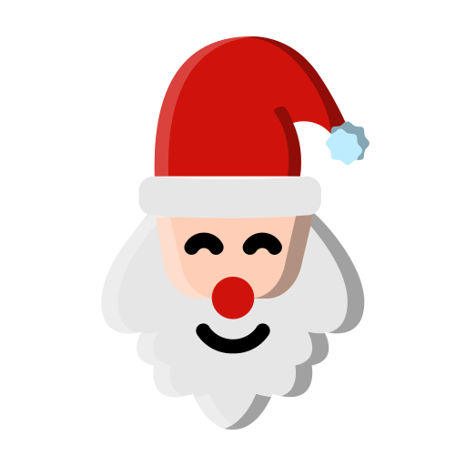 papá noel icono gratis