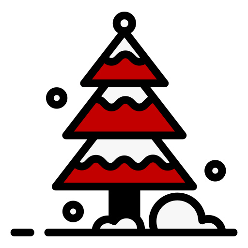 árbol de navidad icono gratis