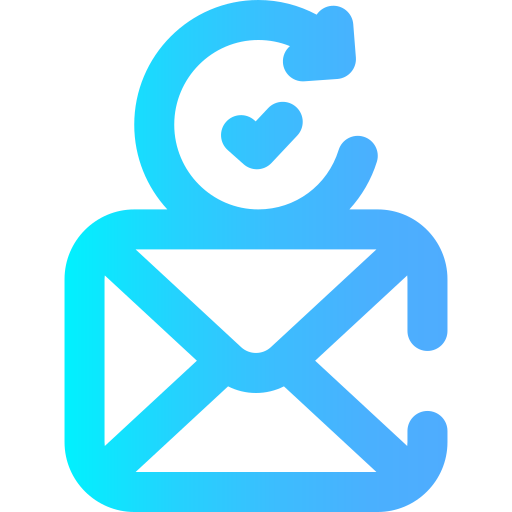 bucle de correo icono gratis