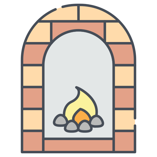 chimenea icono gratis